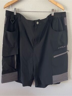 Ezrun Athletic Performance Black Shorts Size 2XL NWT
